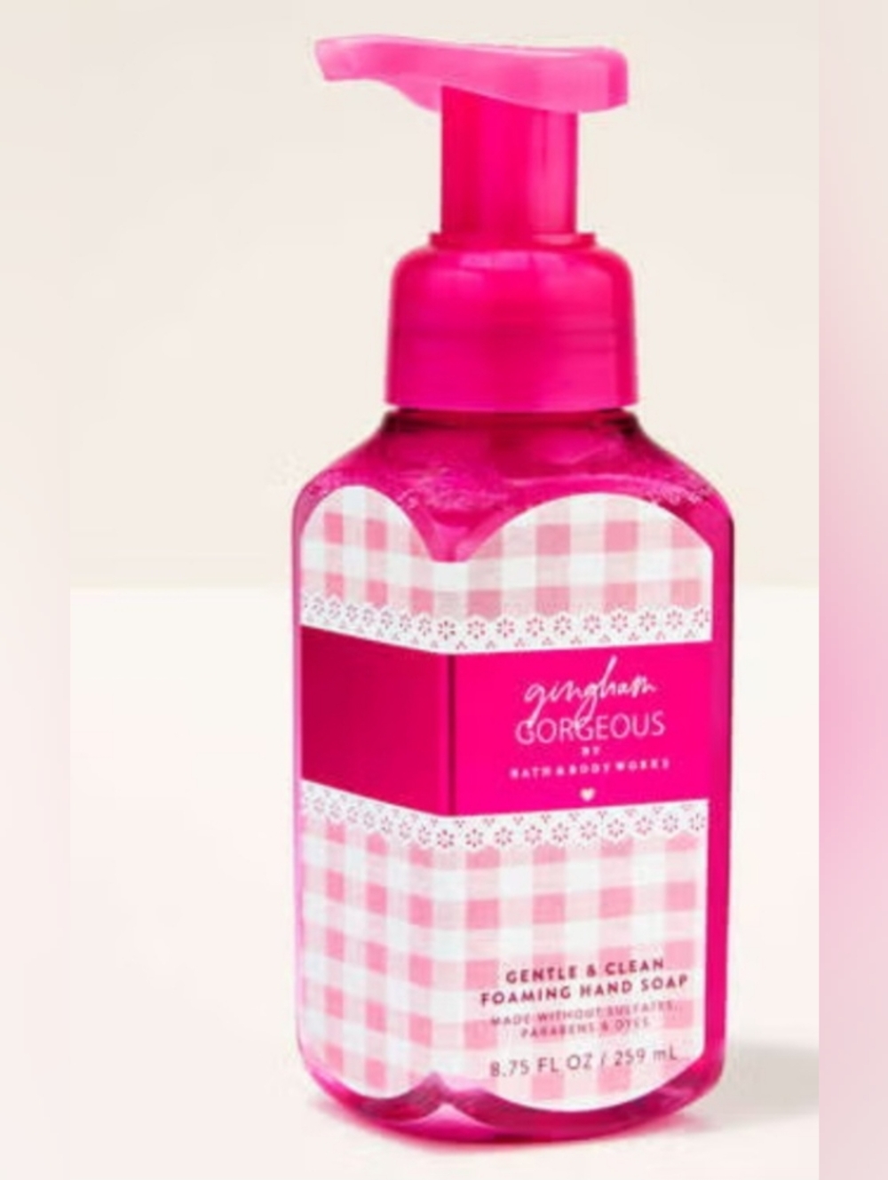 Bath & Body Works Gingham Gorgeous Foaming Hand Soap NWT